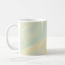 Taza De Café Diversión Amarillo y Turquesa