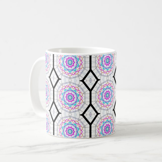 Taza De Café Diversión con caleidoscopios (Anverso izquierdo)