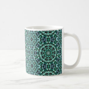 Taza De Café Diversión con Verde azulado y negro