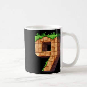 Taza De Café Diversión Cumpleaños 9 Número 9 Videojugador Tema