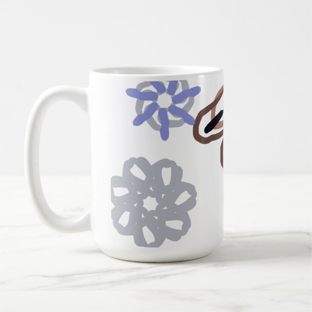 Taza De Café Diversión de invierno de llama (Izquierda)