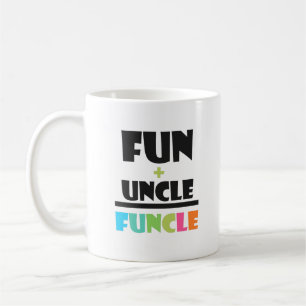 Taza De Café Diversión de la definición de Funcle+tío divert