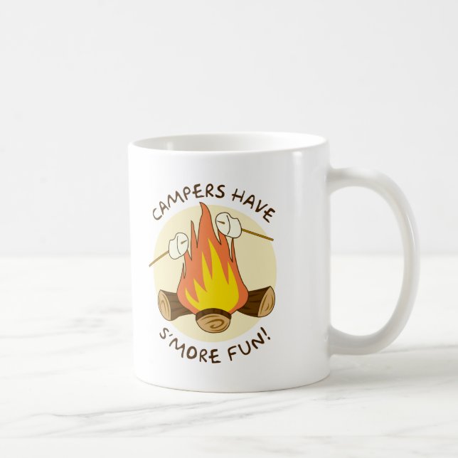 Taza De Café Diversión de S'more (Derecha)