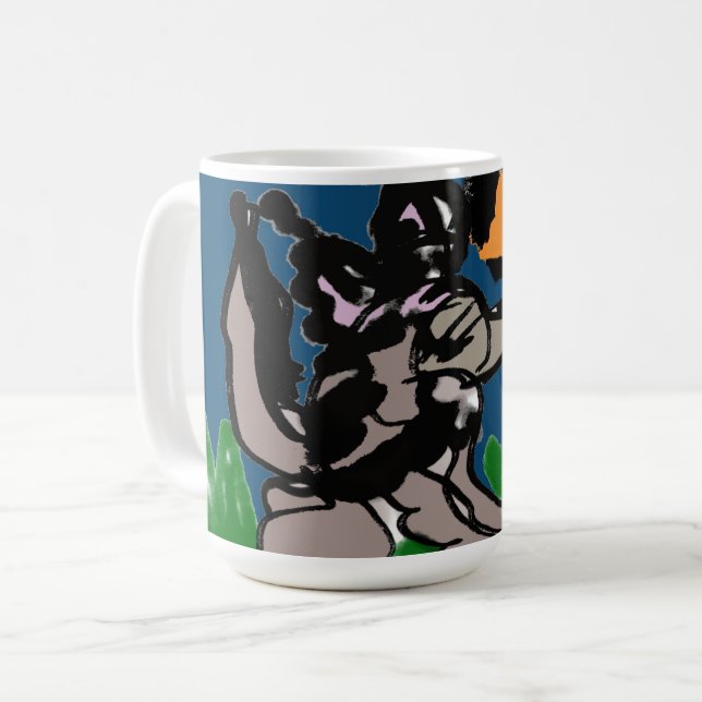 Taza De Café Diversión de Wolf (Anverso izquierdo)