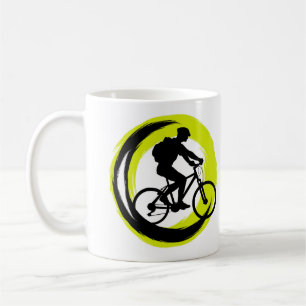 Taza De Café Diversión en bicicleta/bicicleta en verano