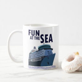 Taza De Café Diversión En El Cruceros Marítimo