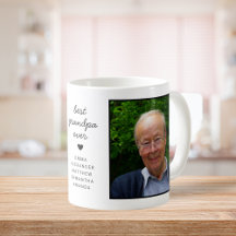 Diversión Foto Personalizada del Mejor Abuelo del