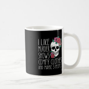 Taza De Café Diversión Me gusta que el asesinato muestre ropa c