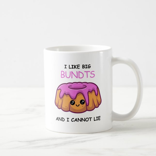 Taza De Café Diversión me gustan los Big Bundts y no puedo ment (Derecha)