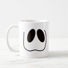 Taza De Café Diversión, miedo, rostro fantasma para Halloween