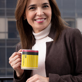 Taza De Café Diversión personalizada del profesor de lápiz nº 2