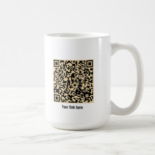 Taza De Café Diversión Retro Personalizado "tu logo aquí"