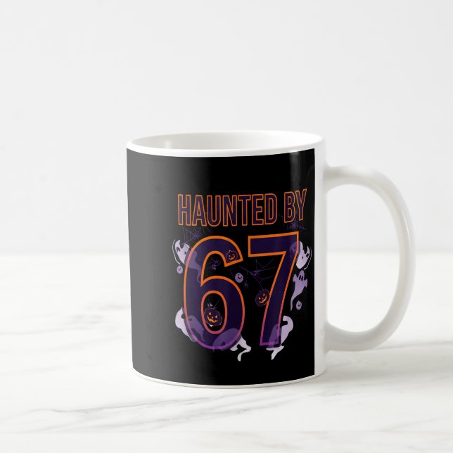 Taza De Café Diversión Seis Siete 6 7 Diseño de Meme para Parej (Derecha)