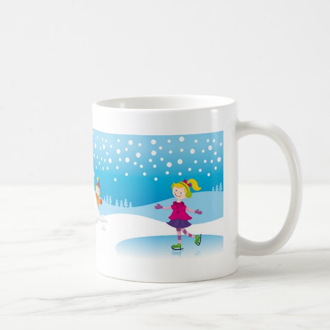 Taza De Café Diversión-Taza del invierno (Derecha)