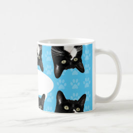 Taza De Café Diversión triple de Kitty Speech Bubble Personaliz