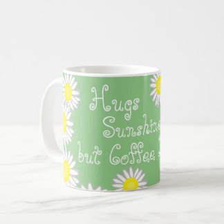 Taza De Café Diversión verde amarilla y blanca de margarita dic
