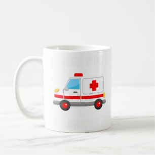 Taza De Café DIVERSIÓN WeeWoo Lover Chofer De Ambulancia De Eme
