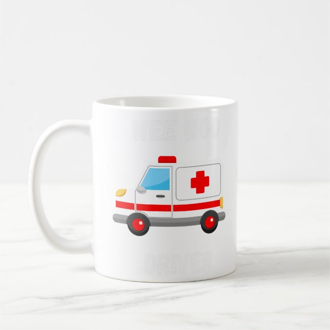 Taza De Café DIVERSIÓN WeeWoo Lover Chofer De Ambulancia De Eme (Izquierda)