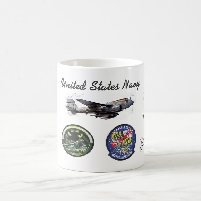 TAZA DE CAFÉ DIVERSO. MERODEADOR - REMIENDOS DE EA-6B (Centro)
