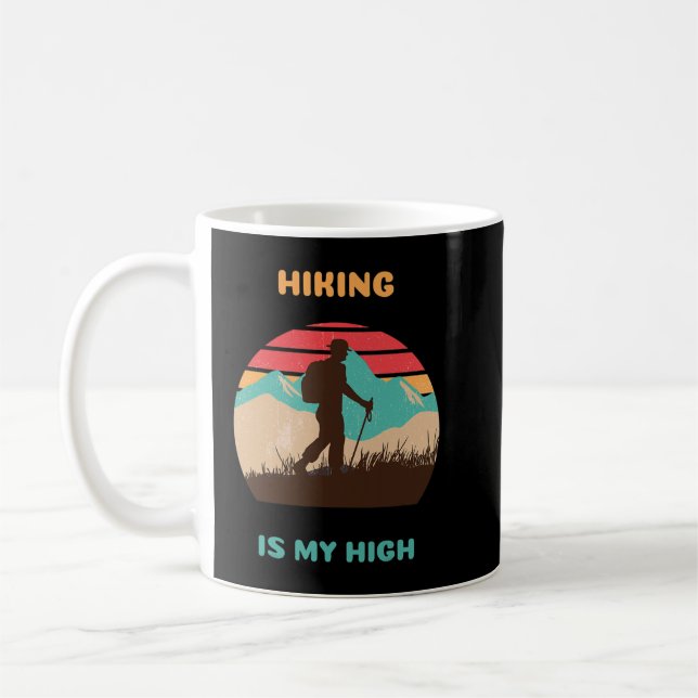 Taza De Café Diversos dichos El senderismo es mi mayor (Izquierda)