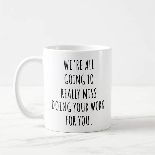 Taza De Café Diversos dichos para un compañero de trabajo de de (Izquierda)