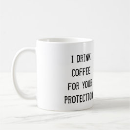 Taza de café divertida