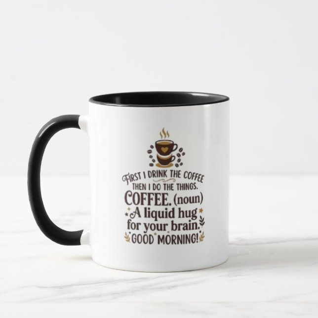 Taza de café divertida   (Izquierda)