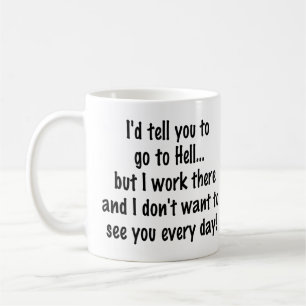 Taza de café divertida