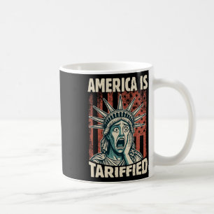 Taza De Café Divertida América está tan tarifada Memes de aranc