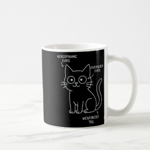Taza De Café Divertida Anatomía De Un Tengalí Sarcástico De Cat
