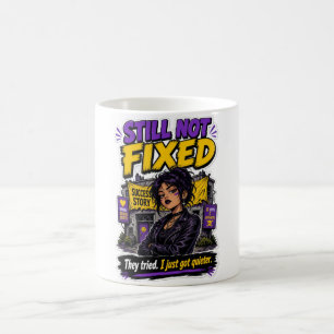 Taza de café divertida 'Anti AA todavía no arregla