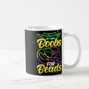 Taza De Café Divertida Camisa De Mardi Gras Para Los Hombres