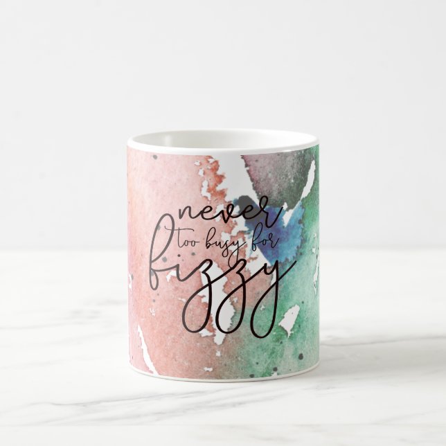 Taza De Café Divertida chica 'nunca está demasiado ocupada para (Centro)