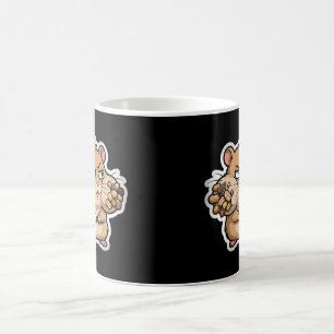 Taza De Café Divertida Con La Mirada De Un Hámster