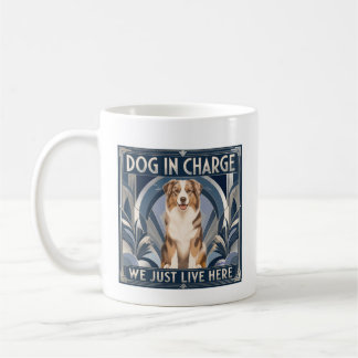 Taza de café divertida con perro australiano - Taz