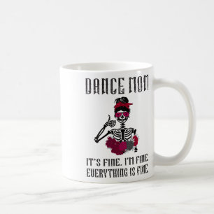 Taza De Café Divertida Danza De Mamá Bailando Madre De Una Danz