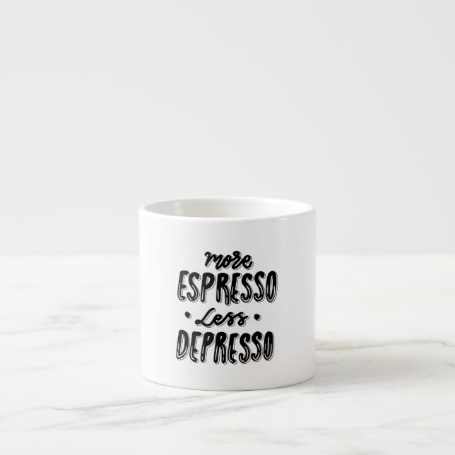 Taza de café divertida de espresso (Frente)