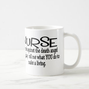 Taza de café divertida de la enfermera