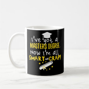Taza de café divertida de la graduación del