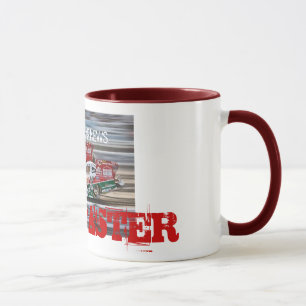 Taza de café divertida de las noticias del coche