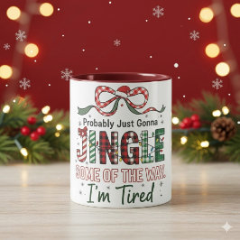 Taza de café divertida de Navidad de 11 oz con Jin