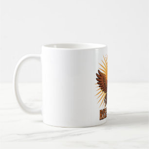 Taza de café divertida de pollo RISE & SHINE