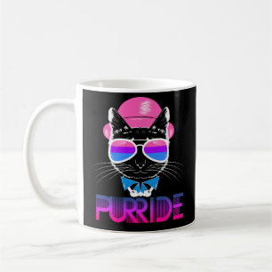 Taza de café divertida de Purride del gato