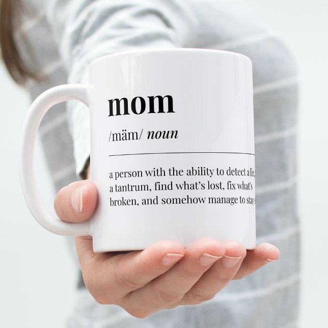 Taza De Café Divertida definición de mamá (Subido por el creador)