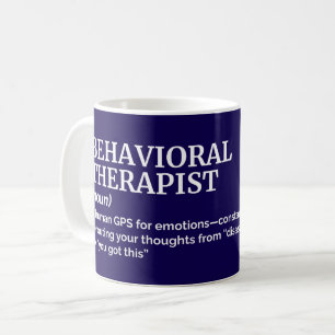 Taza De Café Divertida definición de terapeuta conductual
