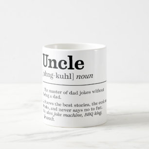 Taza De Café Divertida definición de tío