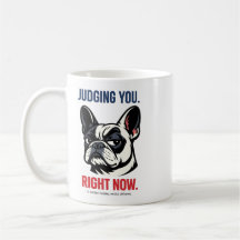 Taza de café divertida del Bulldog Francés que te