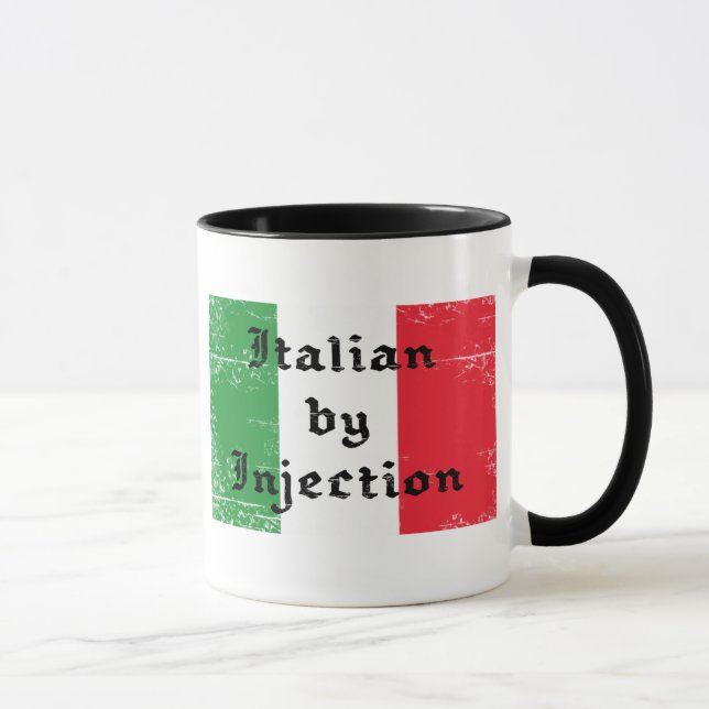 Taza de café divertida del campanero del italiano (Derecha)