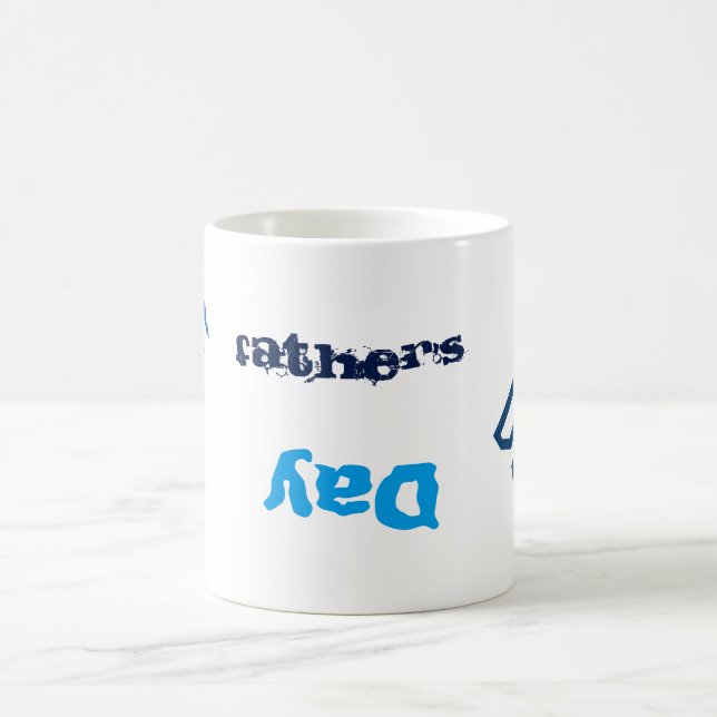 Taza de café divertida del día de padre (Centro)