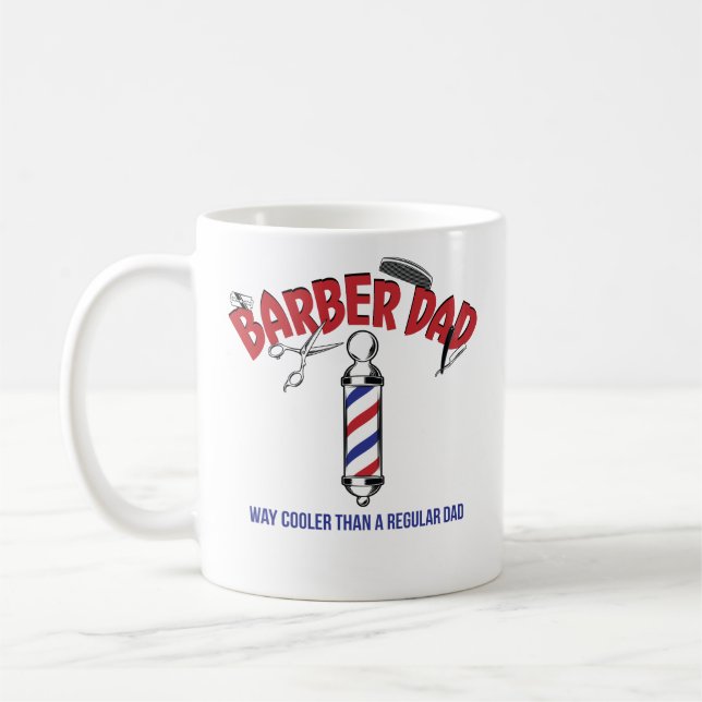 Taza de café divertida del día de padres del (Izquierda)